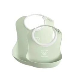 Babybjorn - Conjunto de babadores de alimentação, pacote com 2, pó verde