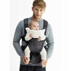 Babybjorn - Porta-bebês de malha 3D grátis, cinza bege