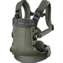 BabyBjorn - Porta-bebês Harmony 3D Mesh, Verde Escuro