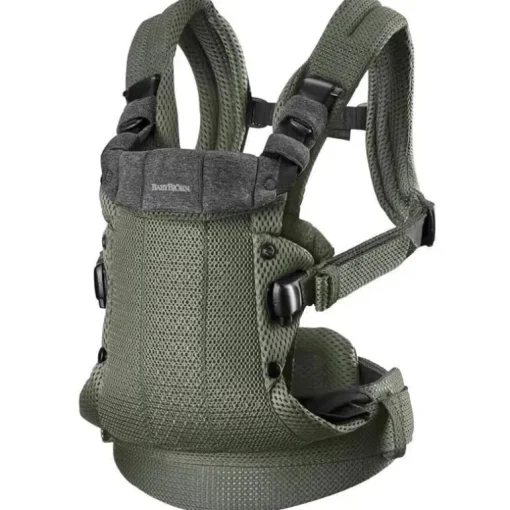 BabyBjorn - Porta-bebês Harmony 3D Mesh, Verde Escuro