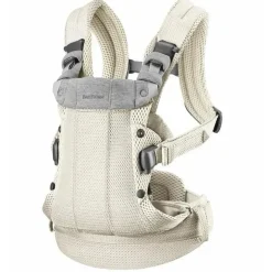 BabyBjorn - Porta-bebês Harmony 3D Mesh, Creme