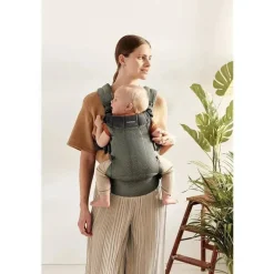 BabyBjorn - Porta-bebês Harmony 3D Mesh, Verde Escuro