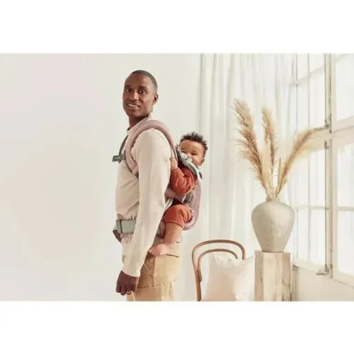 BabyBjorn - Porta-bebês Harmony 3D Mesh, Dusty Pink