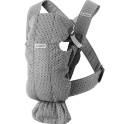 Babybjorn - Porta-bebês malha 3D, cinza