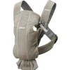 Babybjorn - Porta-bebês Mini malha 3D, Cinza Bege