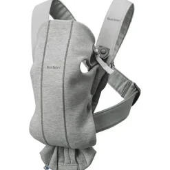 Babybjorn - Porta-bebês Mini 3D Jersey, cinza claro