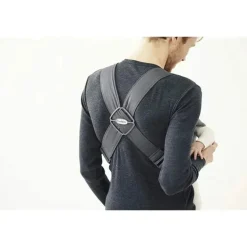 BabyBjorn - Porta-bebês Mini 3D Jersey, cinza escuro
