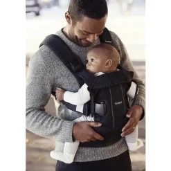 BabyBjorn- Porta-bebês One Air 3D Mesh, Preto