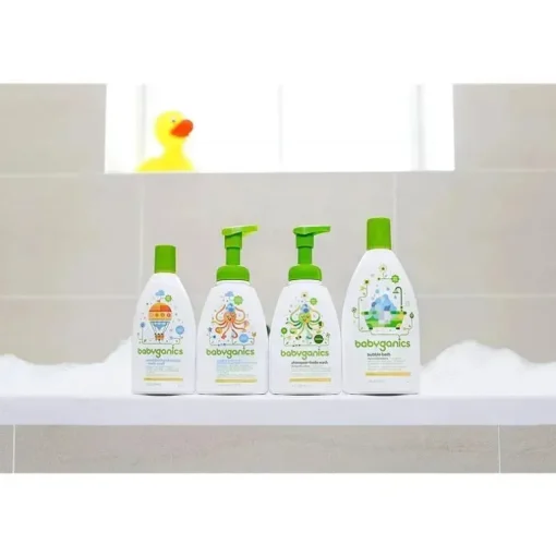 Babyganics shampoo e sabonete líquido camomila verbena 16 onças