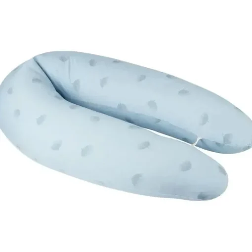 Babymoov - Almofada de gravidez em formato de U B.Love, almofada de maternidade premium, azul vento