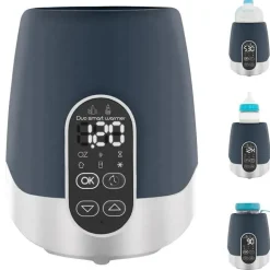 Babymoov - Aquecedor de biberões Duo Smart, 2 em 1 para carro e casa, para leite materno ou fórmula para bebé