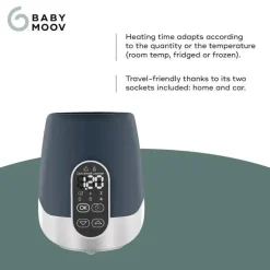 Babymoov - Aquecedor de biberões Duo Smart, 2 em 1 para carro e casa, para leite materno ou fórmula para bebé