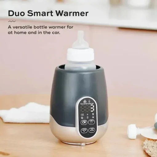Babymoov - Aquecedor de biberões Duo Smart, 2 em 1 para carro e casa, para leite materno ou fórmula para bebé
