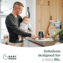 Babymoov - Aquecedor de biberões Duo Smart, 2 em 1 para carro e casa, para leite materno ou fórmula para bebé
