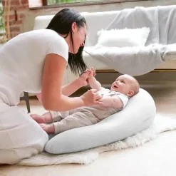 Babymoov - B.Love Almofada para Gravidez em Forma de U, Cinza Mineral