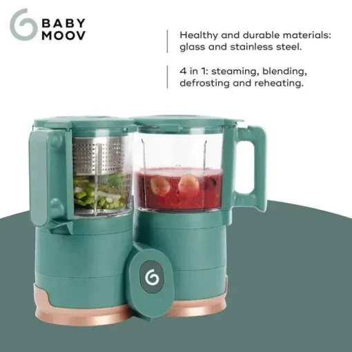 Babymoov - Fabricante de alimentos em vidro Duo Meal
