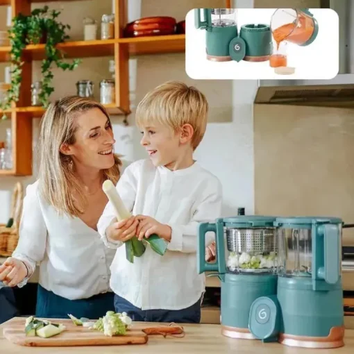 Babymoov - Fabricante de alimentos em vidro Duo Meal