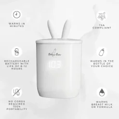 Baby's Brew - Aquecedor de Biberões Portátil Profissional
