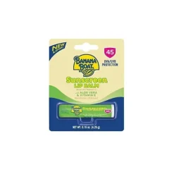 Banana Boat Aloe Vera Com Vitamina E Lip Balm Spf 45 - 0,15 Oz