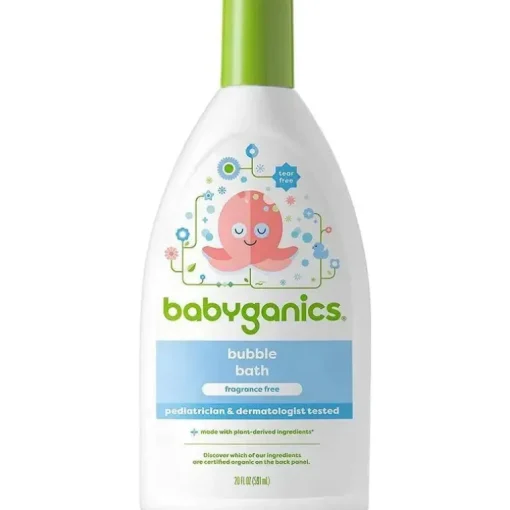 Banho de espuma Babyganics, 12 onças