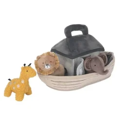 Barco/arca interativo de pelúcia Lambs &amp; Ivy Baby Noah com brinquedos de bicho de pelúcia
