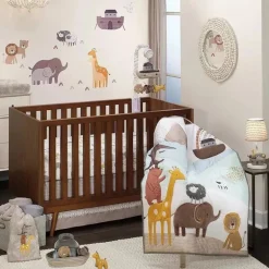 Barco/arca interativo de pelúcia Lambs &amp; Ivy Baby Noah com brinquedos de bicho de pelúcia