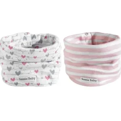 Bazzle Baby - Bandobib 2 PK, Wavy Hearts