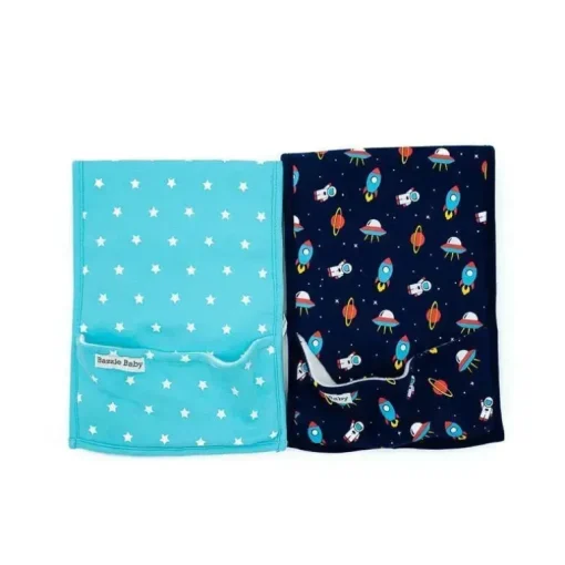 Bazzle Baby Panos De Arroto Bebê Menino Com Bolso