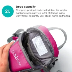 Bbluv - Päk (Pink) - Toddler Backpack With Rein