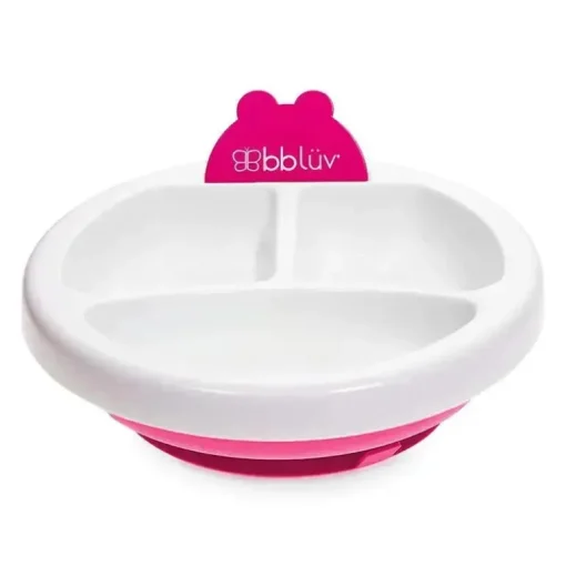 Bbluv - prato de alimentação quente Platö, rosa