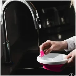 Bbluv - prato de alimentação quente Platö, rosa