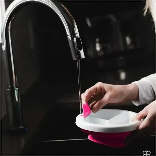 Bbluv - prato de alimentação quente Platö, rosa