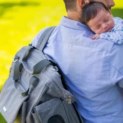 Bbluv - Saco de fraldas Metrö Mochila Completo, Carvão