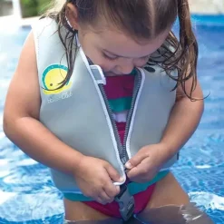 Bblüv Näj - Colete de natação de neoprene evolutivo, cinza