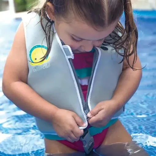 Bblüv Näj - Colete de natação de neoprene evolutivo, cinza