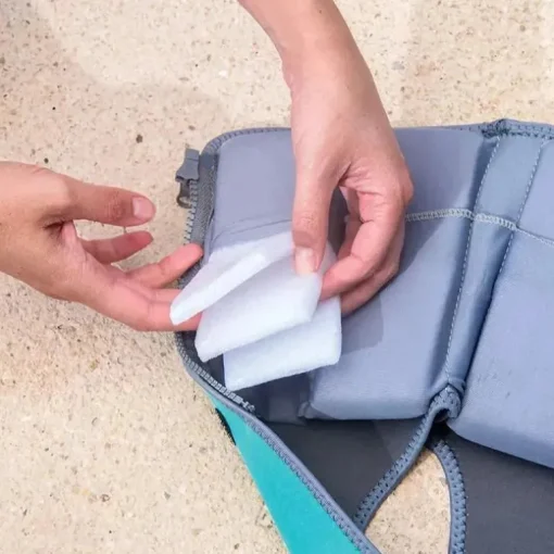 Bblüv Näj - Colete de natação de neoprene evolutivo, cinza