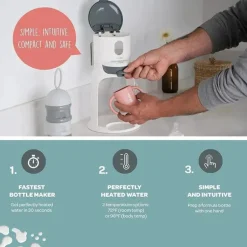 Beaba - Aquecedor de Água Rápido Bib'Expresso, Nuvem