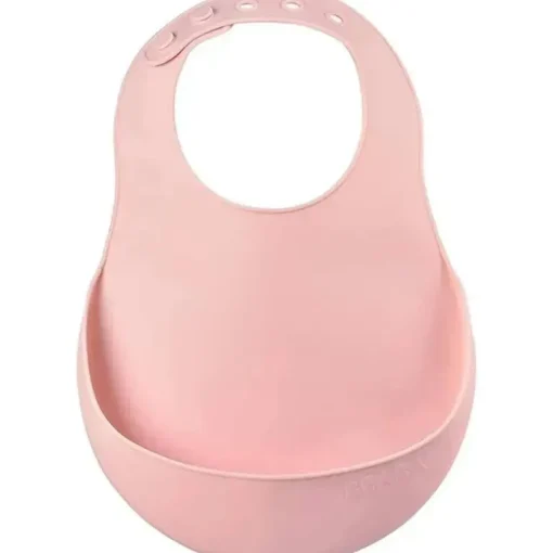 Beaba - babador de bebê de silicone 2Pk, nuvem/rosa