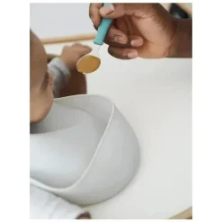 Beaba - babador de bebê de silicone 2Pk, nuvem/rosa