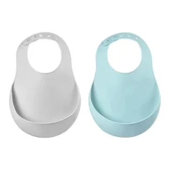 Beaba - Babadores de Silicone, Nuvem/Chuva