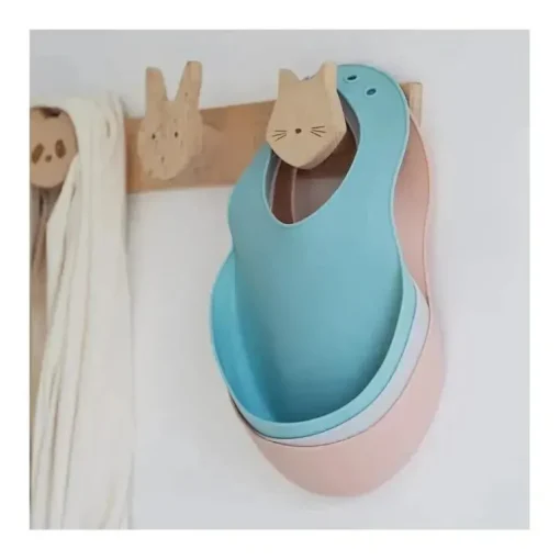 Beaba - Babadores de Silicone, Nuvem/Chuva