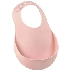 Beaba - Babete de Silicone, Rosa