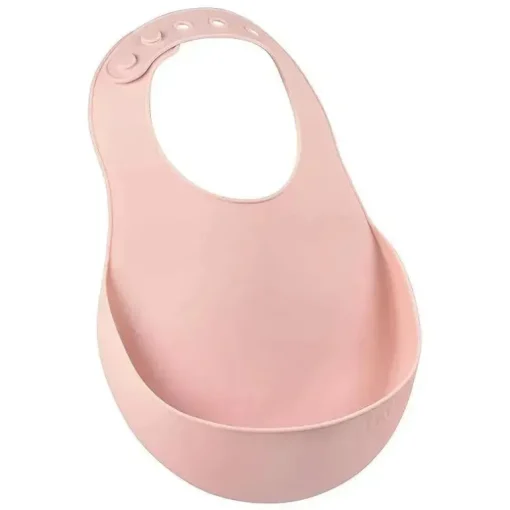 Beaba - Babete de Silicone, Rosa