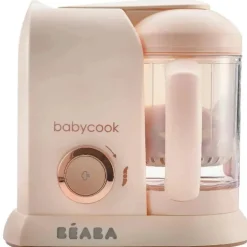 Beaba - Babycook Solo 4 em 1 Máquina de Comida para Bebê, Ouro Rosa