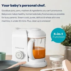 Beaba - Babycook Solo 4 em 1 Máquina de Comida para Bebê, Ouro Rosa