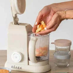 Beaba - Babycook Solo 4 em 1 Máquina de Comida para Bebê, Aveia