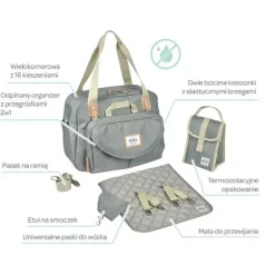Beaba - Bolsa de Fraldas Genebra Sage