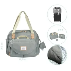 Beaba - Bolsa de Fraldas Genebra Sage