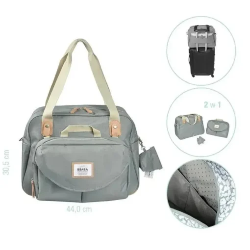 Beaba - Bolsa de Fraldas Genebra Sage