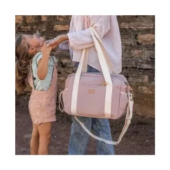 Beaba - Bolsa de Fraldas Paris, Grande Capacidade, Rosa